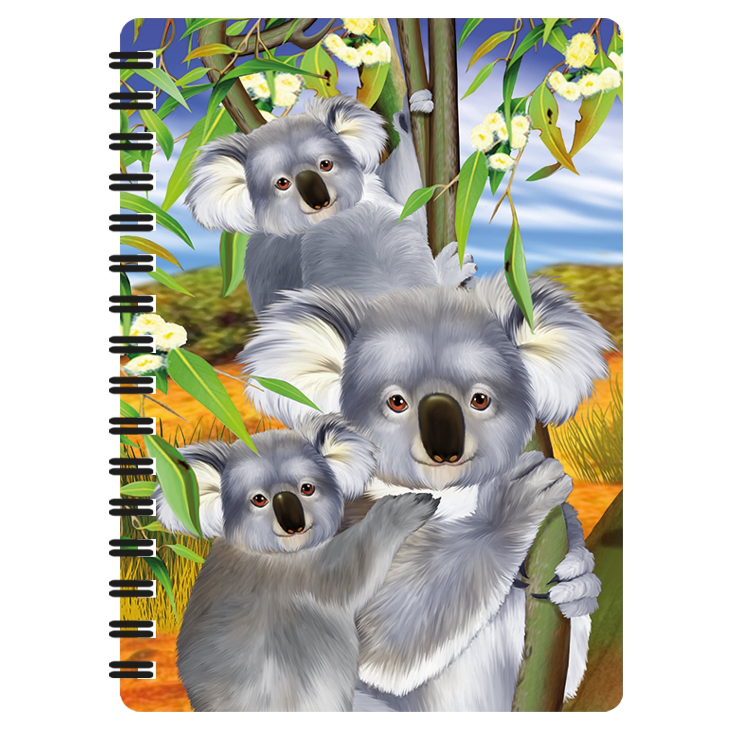 Monedero Lenticular 3D Con Diseño De Koala Abrazado, 11x8 Cm, Con Cremallera Y Tarjetero, Regalo Original