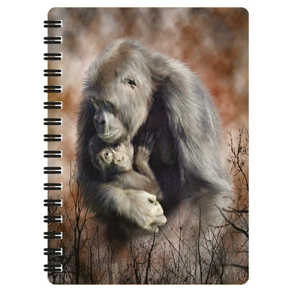 3D LiveLife Jotter – A Love So Grand by Deluxebase | 6x4 Gorilla Spiral Notebook with 3D Art