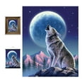 thumbnail image 1 of 3D LiveLife Lenticular Wall Art – Moonlight Sonata by Deluxebase | 3D Wolf Art by Jerry LoFaro, 1 of 3