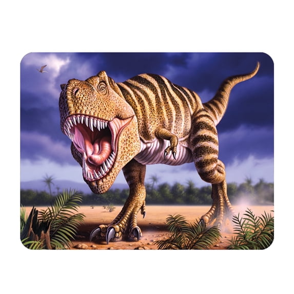 3D LiveLife Magnet - Brown Rex from Deluxebase. Lenticular Jurassic Animal Refrigerator Magnet. Decorative 3D Dinosaur Flat Magnets. Cute Small Magnets for Fridge, Dishwasher and Whiteboard.