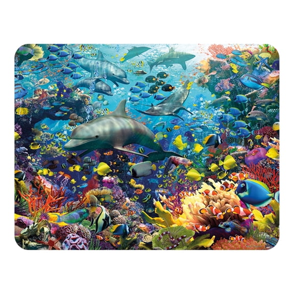 3D LiveLife Magnet - Dolphin Delight from Deluxebase. Lenticular Ocean Animal Refrigerator Magnet. Decorative 3D Dolphin Flat Magnets. Cute Small Magnets for Fridge, Dishwasher and Whiteboard.