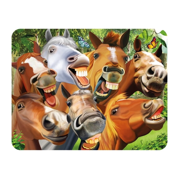 3D LiveLife Magnet - Horsing Around from Deluxebase. Lenticular Farm Animal Refrigerator Magnet. Decorative 3D Horse Flat Magnets. Cute Small Magnets for Fridge, Dishwasher and Whiteboard.