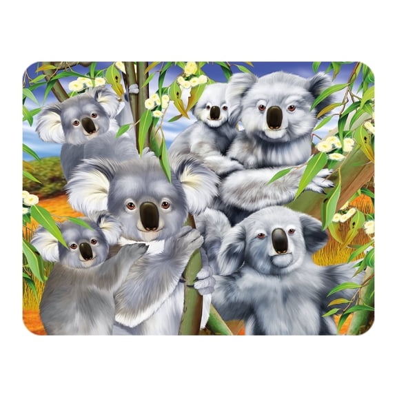 3D LiveLife Magnet - Koala Cuddle from Deluxebase. Lenticular Wild Animal Refrigerator Magnet. Decorative 3D Koala Flat Magnets. Cute Small Magnets for Fridge, Dishwasher and Whiteboard.