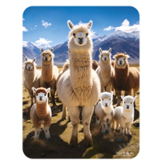 3D LiveLife Magnet - Llamarama from Deluxebase. Lenticular 3D Llama Fridge Magnet. Magnetic decor for kids and adults with artwork licensed from renowned artist, David Penfound