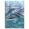 thumbnail image 1 of 3D LiveLife Notebooks - Dolphin Smile from Deluxebase. Ruled 8.2" x 5.7" Medium Notepad. 80 Page Spiral Bound Notebook with Lenticular Dolphin Cover., 1 of 3