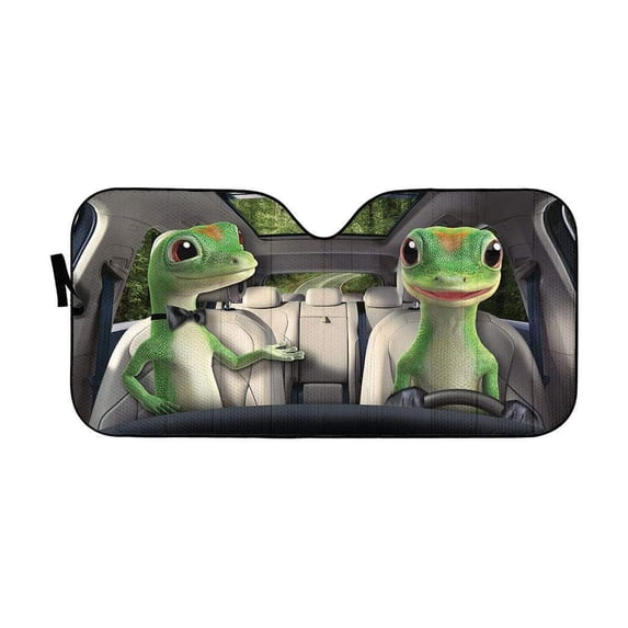 3D Lizard Windshield Sunshade Universal Fit Cars Suv Truck