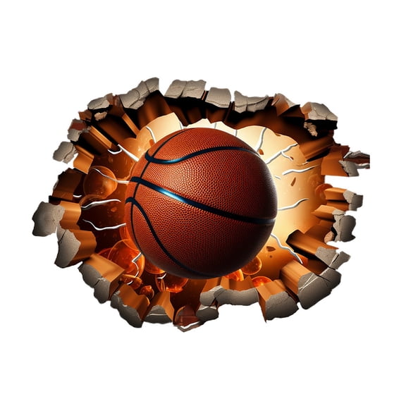 3D Look Santa Claus Christmas Wall Stickers Snowman Reindeer Candy Wall Decals Removable Winter Holiday Xmas Break Through Wall Art for Bedroom Playroom Living Room Decor