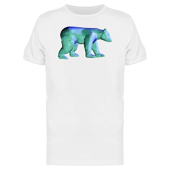 3D Low Poly Polar Bear Tee Men's -Image by Shutterstock
