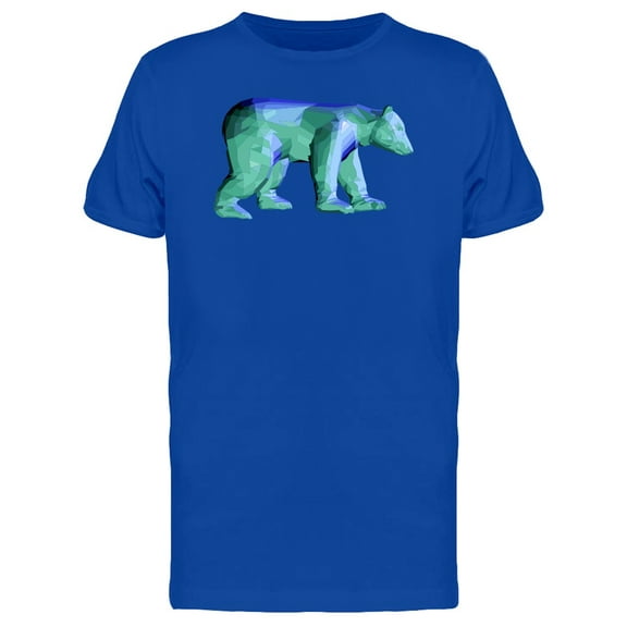 3D Low Poly Polar Bear T-Shirt Men -Image by Shutterstock, Male x-Large