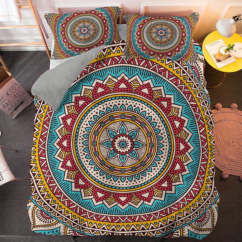 3D Luxury Mandala Bohemian Bedding Set Twin King Size Boho Comforter