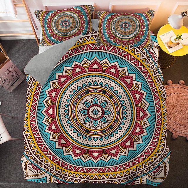 3D Luxury Mandala Bohemian Bedding Set Twin King Size Boho Comforter