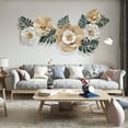 Photo inspiration: Luxury Modern Art Collector For Home Reference: 3D Luxury Metal Luxury Wall Art Decor Wall Art Sculpture