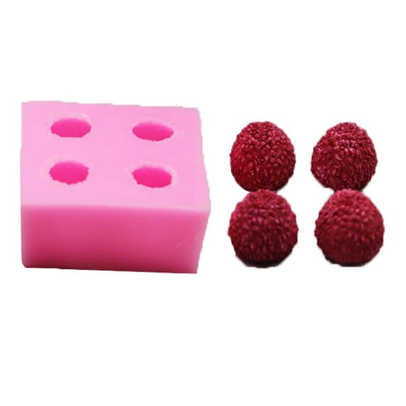 3D Lychee Silicone Mold for Cake Decorating, Fondant, and Making
