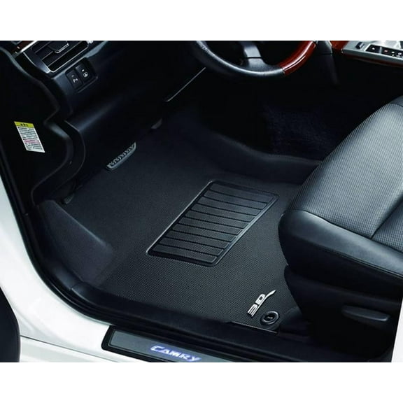 3D MAXpider 1998-2011 Fits Ford Ranger Regular Cab Supercab Kagu 1st Row Black Carbon Fiber Embossed Pattern Floor Mat L1FR02611509