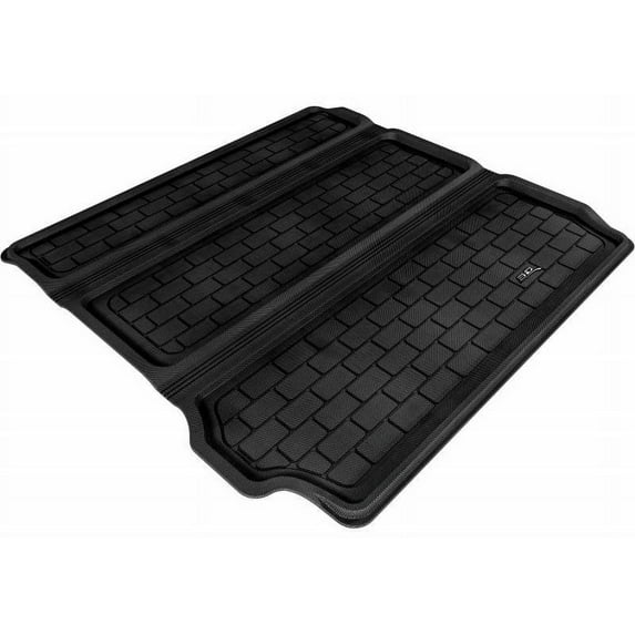 3D MAXpider 2005-2012 Fits Nissan Pathfinder V6 Black Kagu Carbon Fiber Embossed Pattern Cargo Liner M1NS0401309