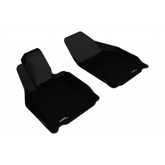 3D MAXpider 2005-2012 Fits Porsche 911 997 1st Row Black Kagu Carbon Fiber Embossed Pattern Floor Mat L1PO01111509