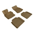thumbnail image 1 of 3D MAXpider 2008-2011 Lexus LS600HL Front & Second Row Set All Weather Floor Liners in Tan with Carbon Fiber Look, 1 of 4