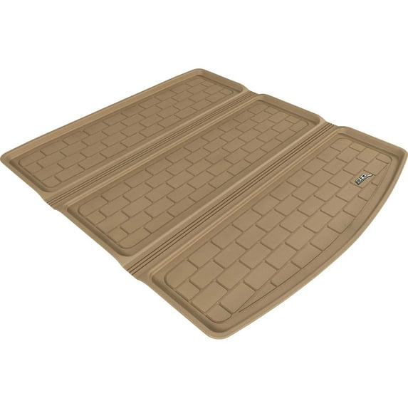 3D MAXpider 2009-2016 Audi A4/S4/RS4 All Weather Cargo Liner in Tan with Carbon Fiber Look