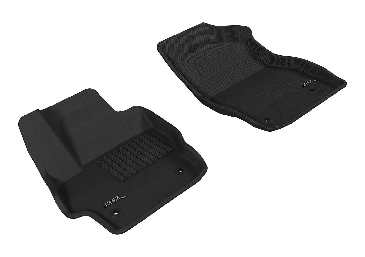 3D MAXpider 2010-2013 Mazda Mazda3 Kagu 1st Row Floormat - Black main image 0