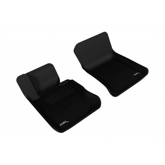 3D MAXpider 2013-2015 Fits BMW X1 E84 Fit Xdrive Model Only 1st Row Black Kagu Carbon Fiber Embossed Pattern Floor Mat L1BM01711509