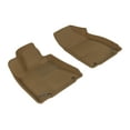 thumbnail image 1 of 3D MAXpider 2013-2015 Lexus RX350/450H Front Row All Weather Floor Liners in Tan with Carbon Fiber Look, 1 of 3
