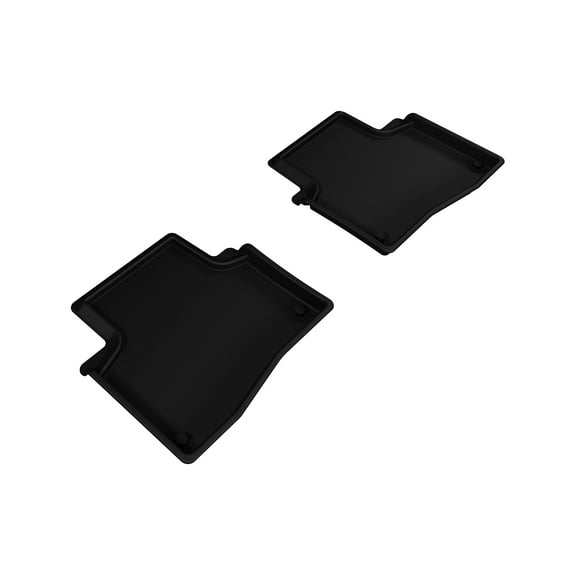 3D MAXpider Custom Fit Kagu Floor Mat (Black) for 2014-2020 Acura RLX - 2ND Row