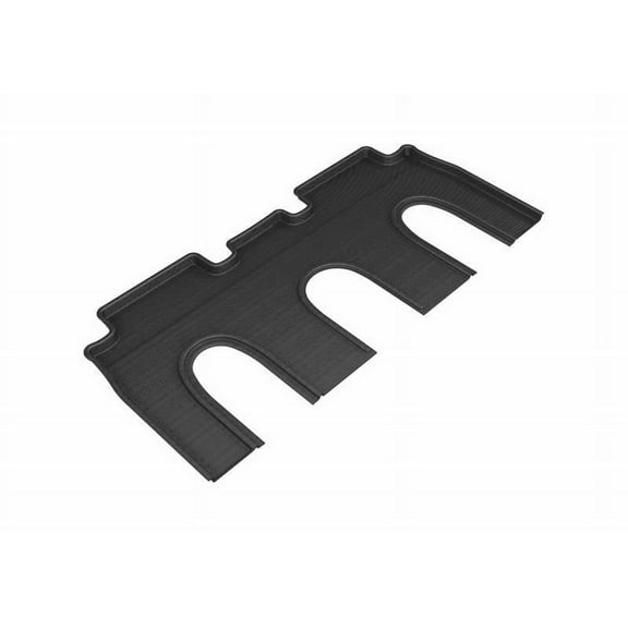 3D MAXpider 2016-2017 Fits Tesla Model X Non-Folding 7-Seats Fit Non-Folding 7 Seats 2nd Row Black Kagu Carbon Fiber Embossed Pattern Floor Mat L1TL00221509