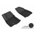 thumbnail image 1 of 3D MAXpider 2016-2019 Fits Chevrolet Volt Kagu 1st Row Black Carbon Fiber Embossed Pattern Floor Mat L1CH07911509, 1 of 3
