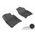 thumbnail image 1 of 3D MAXpider 2016-2021 Fits Honda Civic Kagu 1st Row Black Carbon Fiber Embossed Pattern Floor Mat L1HD07411509, 1 of 3