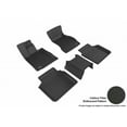 thumbnail image 1 of 3D MAXpider 2016-2022 Fits BMW 7 Series Kagu 1st Row 2nd Row Black Carbon Fiber Embossed Pattern Floor Mat L1BM07601509, 1 of 3