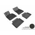 thumbnail image 1 of 3D MAXpider 2017-2020 Fits Genesis G80 1st Row 2nd Row Kagu Carbon Fiber Embossed Pattern Black Floor Mat L1GS00301509, 1 of 3