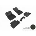 thumbnail image 1 of 3D MAXpider 2017-2024 Fits Audi A4 A4 Allroad S4 2018-2024 A5 S5 2019-2024 RS 5 1st Row 2nd Row Kagu Carbon Fiber Embossed Pattern Black Floor Mat L1AD04201509, 1 of 3