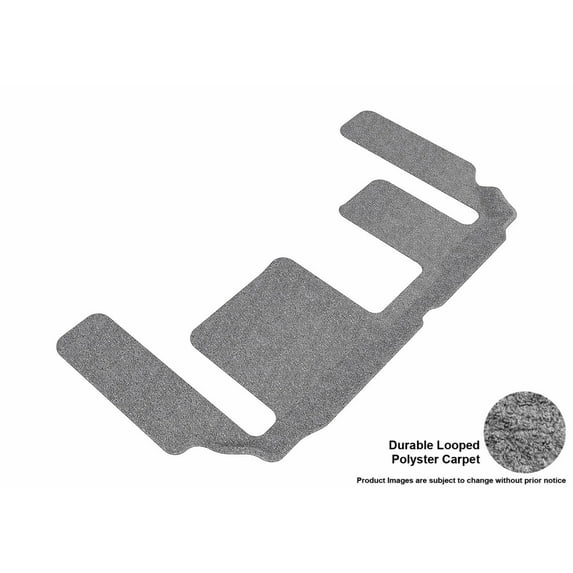3D MAXpider All-Weather Custom Fit Floor Liner for Mazda CX-9 2007-2015, CLASSIC Series (3rd Row, Gray)