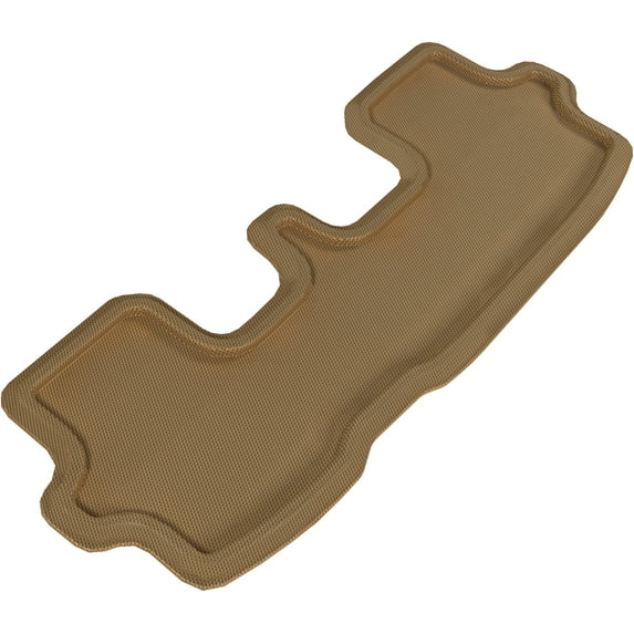 3D MAXpider All-Weather Custom Fit Floor Liner for Toyota Highlander (Non Hybrid) 2008-2013, KAGU Series (3rd Row, Tan)