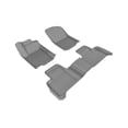 thumbnail image 1 of 3D MAXpider All-Weather Custom Fit Floor Liners for Mercedes-Benz ML (W166) 2012-2015/GLE SUV/Coupe (W166/C292) 2016-2019/GL (X166) 2013-2016/GLS SUV (X166) 2017-2022, KAGU Series Complete Set, Gray, 1 of 4