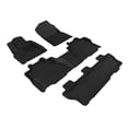 thumbnail image 1 of 3D MAXpider All-Weather Custom Fit Floor Liners for Toyota Sequoia (W/ 2nd Row Bench Seat) 2012-2022, KAGU Series (Complete Set) 1st, 2nd & 3rd Row, Gray, 1 of 4