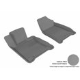 thumbnail image 1 of 3D MAXpider All-Weather Custom Fit Floor Liners for Acura TL FWD 2009-2014, KAGU Series (1st Row, Gray), 1 of 4