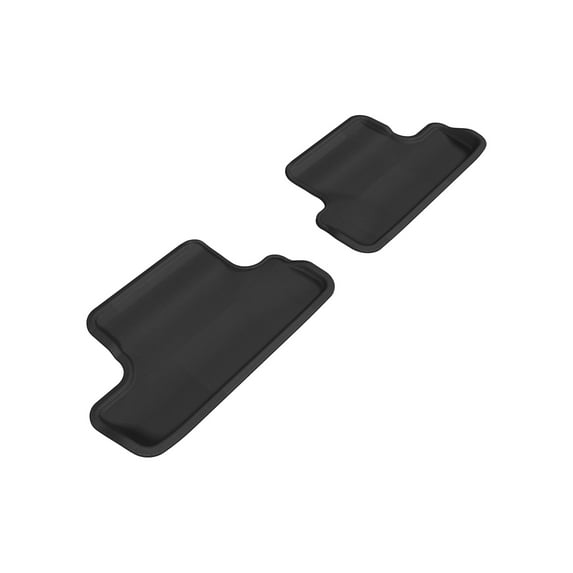 3D MAXpider All-Weather Custom Fit Floor Liners for Audi TT/TTS 2008-2015 / TT RS 2012-2013, KAGU Series (2nd Row, Gray)