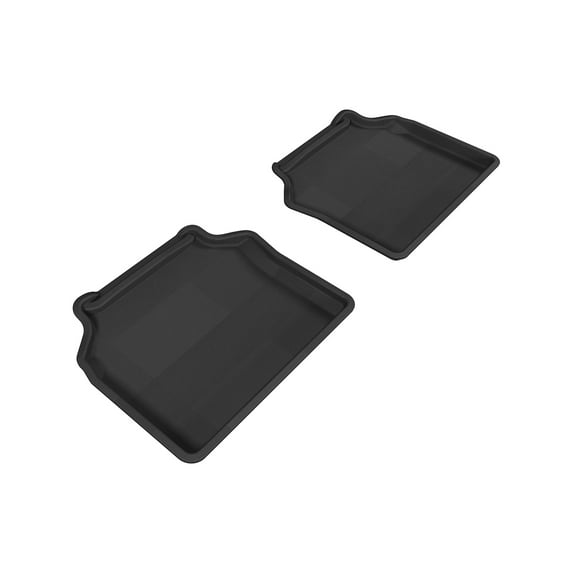 3D MAXpider All-Weather Custom Fit Floor Liners for BMW 5-Series GT (F07) RWD 2010-2013, KAGU Series (2nd Row, Gray)