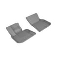 thumbnail image 1 of "3D MAXpider All-Weather Custom Fit Floor Liners for BMW X3 (G01) 2018-2022 / X4 (G02) 2019-2022, KAGU Series (1st Row, Gray)", 1 of 4