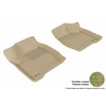 thumbnail image 1 of 3D MAXpider All-Weather Custom Fit Floor Liners for Buick LaCrosse 2005-2009, CLASSIC Series (1st Row, Tan), 1 of 4