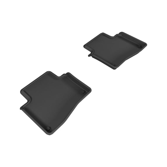 3D MAXpider All-Weather Custom Fit Floor Liners for Cadillac XTS 2013-2019, KAGU Series (2nd Row, Gray)