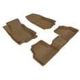 thumbnail image 1 of 3D MAXpider All-Weather Custom Fit Floor Liners for Chevrolet Trax 2014-2022, KAGU Series (Complete Set) 1st & 2nd Row, Tan, 1 of 4
