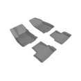 thumbnail image 1 of 3D MAXpider All-Weather Custom Fit Floor Liners for Chevrolet Volt 2016-2019, KAGU Series (Complete Set) 1st & 2nd Row, Gray, 1 of 4
