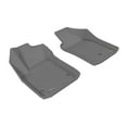 thumbnail image 1 of 3D MAXpider All-Weather Custom Fit Floor Liners for FIAT 500 2012-2019 / 500e 2013-2020, KAGU Series (1st Row, Gray), 1 of 4