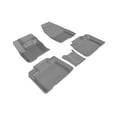 thumbnail image 1 of 3D MAXpider All-Weather Custom Fit Floor Liners for Ford Edge 2015-2022, KAGU Series (Complete Set) 1st & 2nd Row, Gray, 1 of 4