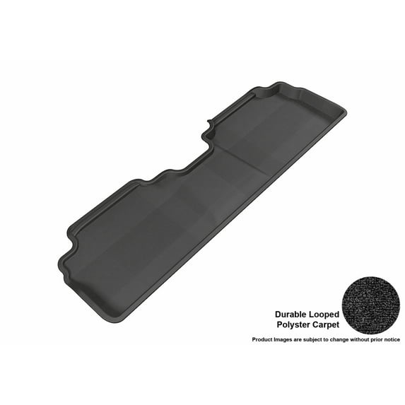 3D MAXpider All-Weather Custom Fit Floor Liners for Ford Escape 2008-2012 / Mazda Tribute 2008-2011, CLASSIC Series (2nd Row, Black)
