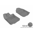 thumbnail image 1 of 3D MAXpider All-Weather Custom Fit Floor Liners for Ford Fusion 2006-2012, CLASSIC Series (1st Row W/ Eyelets, Gray), 1 of 5