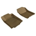 thumbnail image 1 of 3D MAXpider All-Weather Custom Fit Floor Liners for Honda CR-V 2012-2016, KAGU Series (1st Row, Tan), 1 of 4