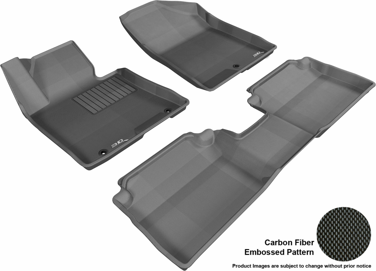 3D MAXpider AllWeather Custom Fit Floor Liners for Hyundai Elantra GT